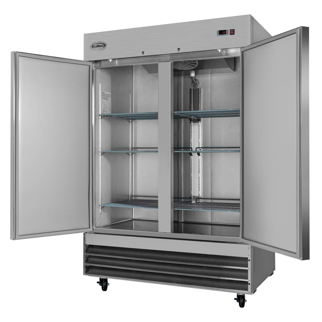 54 in. Two-Door Reach-In Refrigerator - 47 Cu Ft.