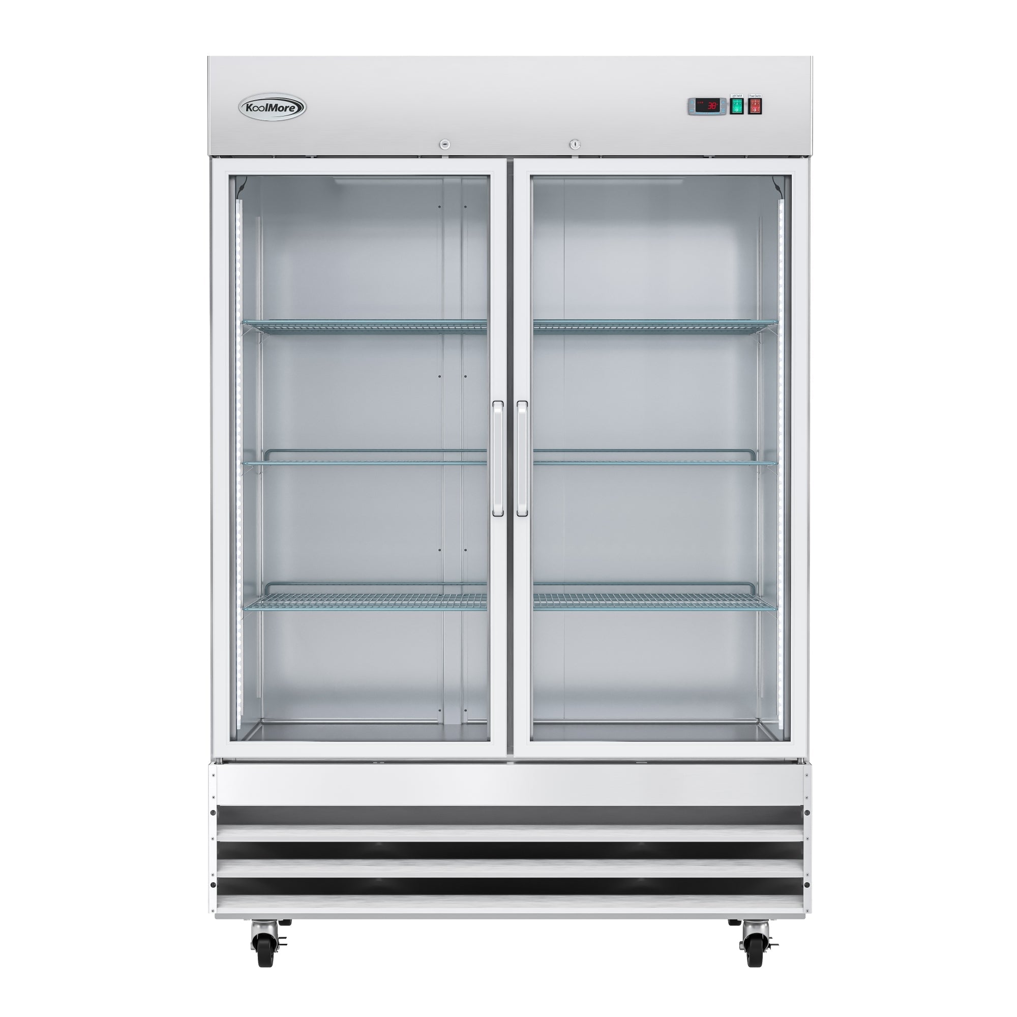54 in. Two-Door Reach-In Refrigerator - 47 Cu Ft.
