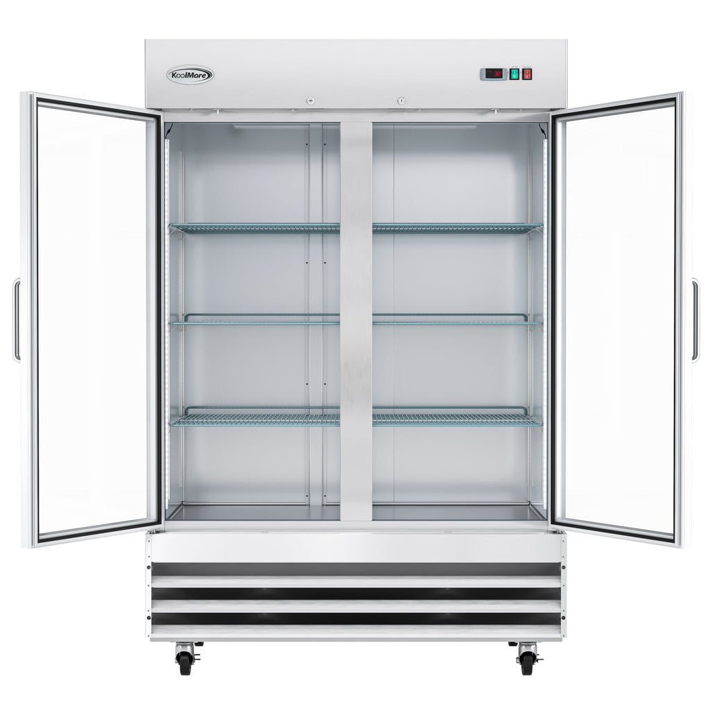54 in. Two-Door Reach-In Refrigerator - 47 Cu Ft.