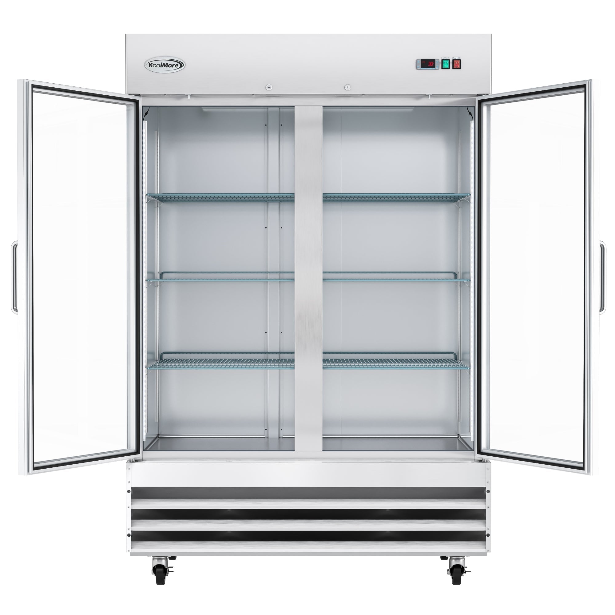 54 in. Two-Door Reach-In Refrigerator - 47 Cu Ft.