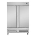 54 in. Commercial Two-Door Convertible Reach-In Refrigerator/Freezer with 49 Cu. Ft. Capacity in Stainless Steel, ETL Listed