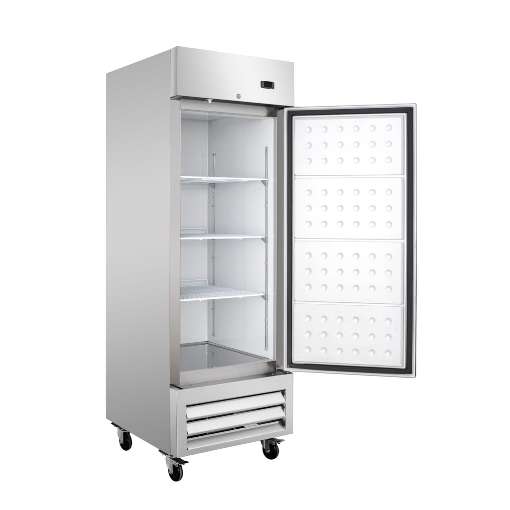 27 in. Commercial One Door Convertible Refrigerator/Freezer with 23 Cu. Ft. Capacity in Stainless Steel, ETL Listed