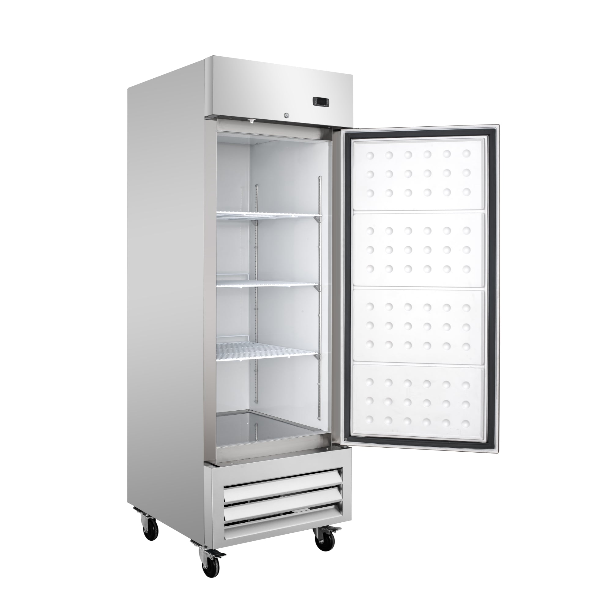 27 in. Commercial One Door Convertible Refrigerator/Freezer with 23 Cu. Ft. Capacity in Stainless Steel, ETL Listed