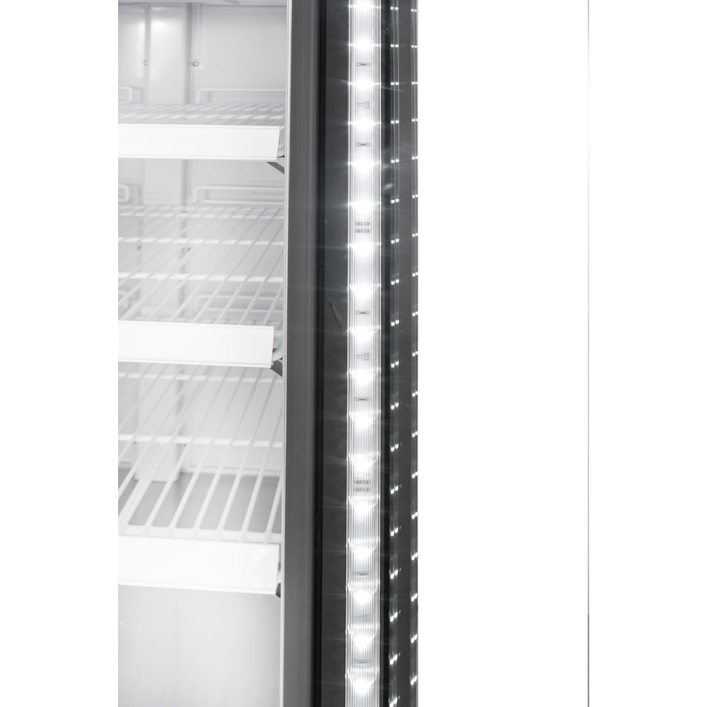 27 in. Commercial One Glass Door Convertible Reach-In Refrigerator/Freezer with 23 Cu. Ft. Capacity in Stainless Steel, ETL Listed