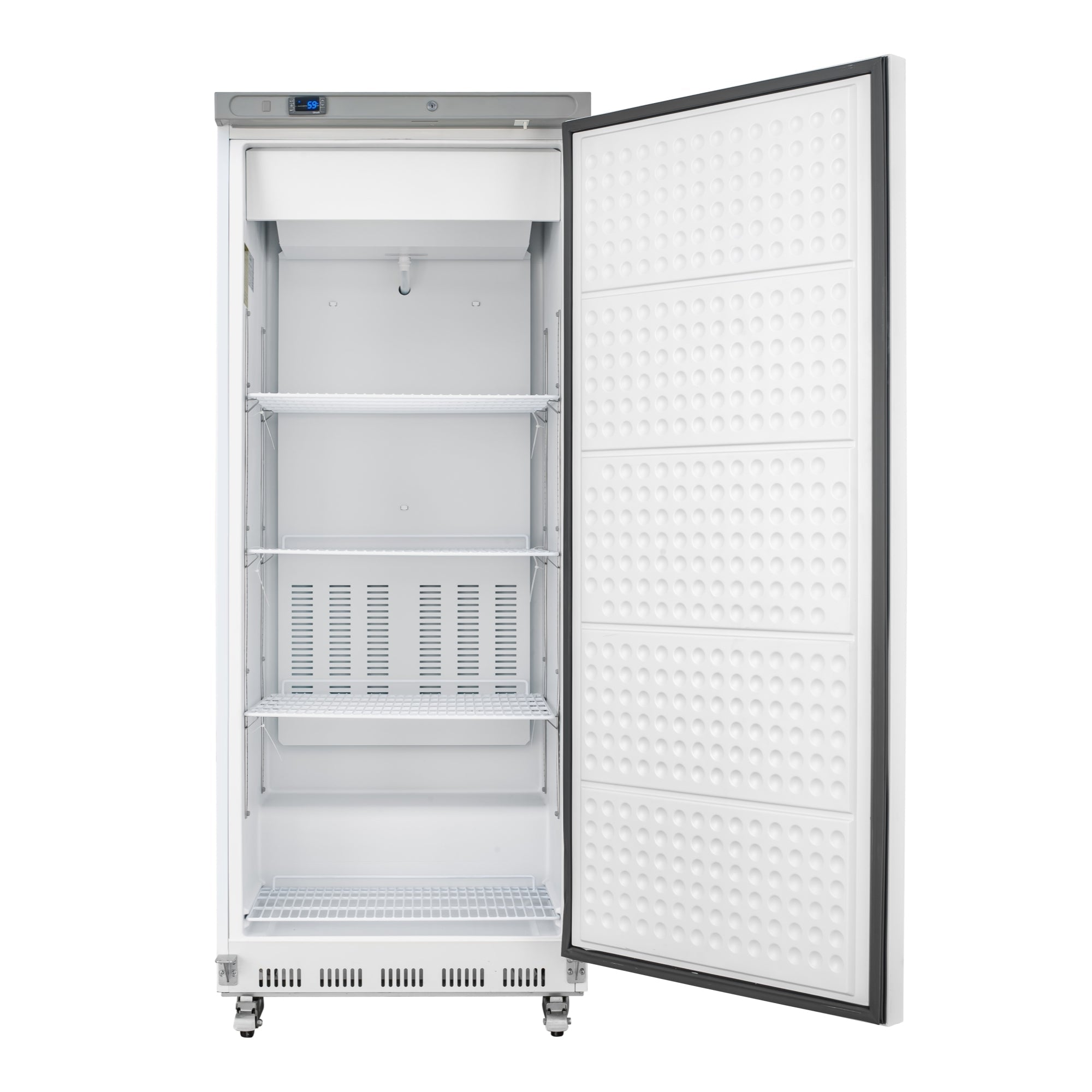 28 in. Commercial One Door Convertible Reach-In Refrigerator/Freezer with 25 Cu. Ft. Capacity in White, ETL Listed
