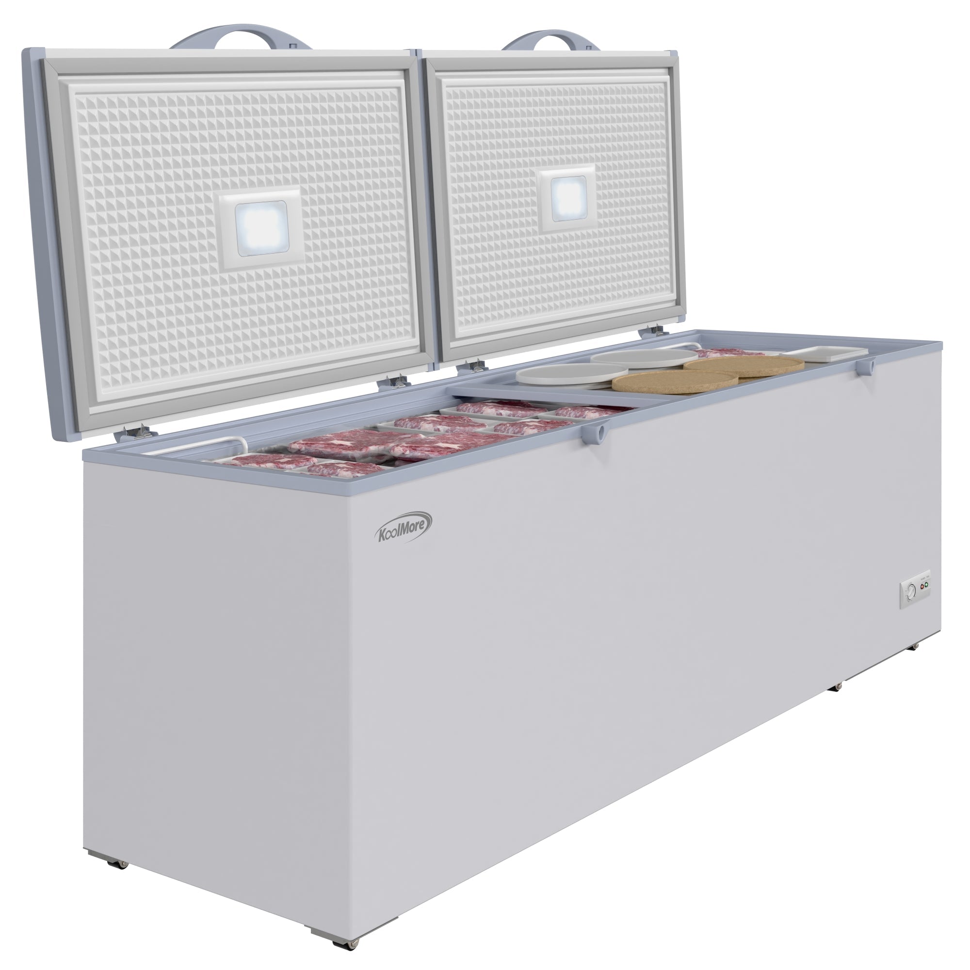 77 in. Commercial Chest Freezer 24 cu ft.