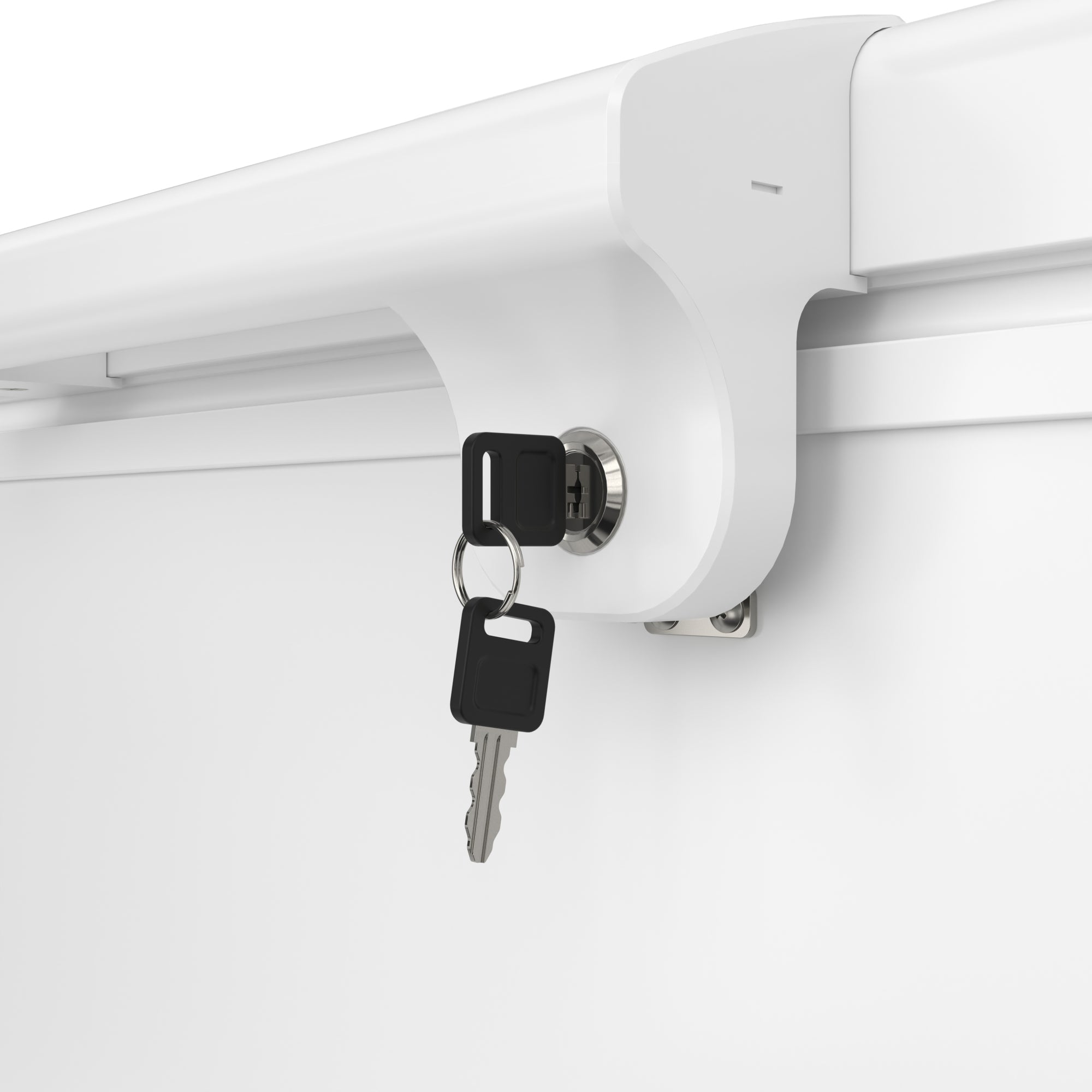 100 in. 50 cu. ft. Large Three-Door Chest Freezer in White