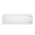 100 in. 50 cu. ft. Large Three-Door Chest Freezer in White