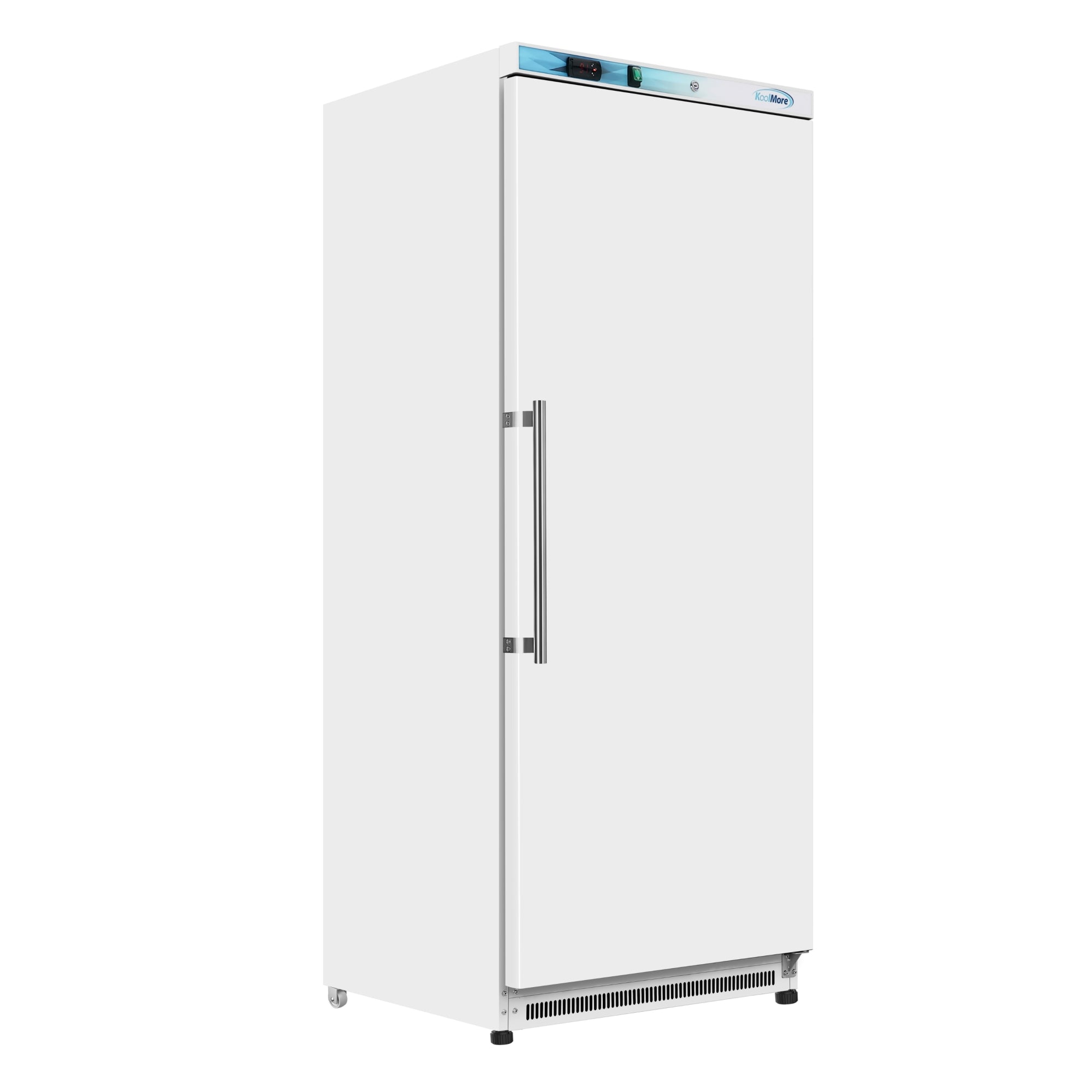 20 Cu. Ft. Commercial Reach-in Refrigerator in White with Manual Defrost