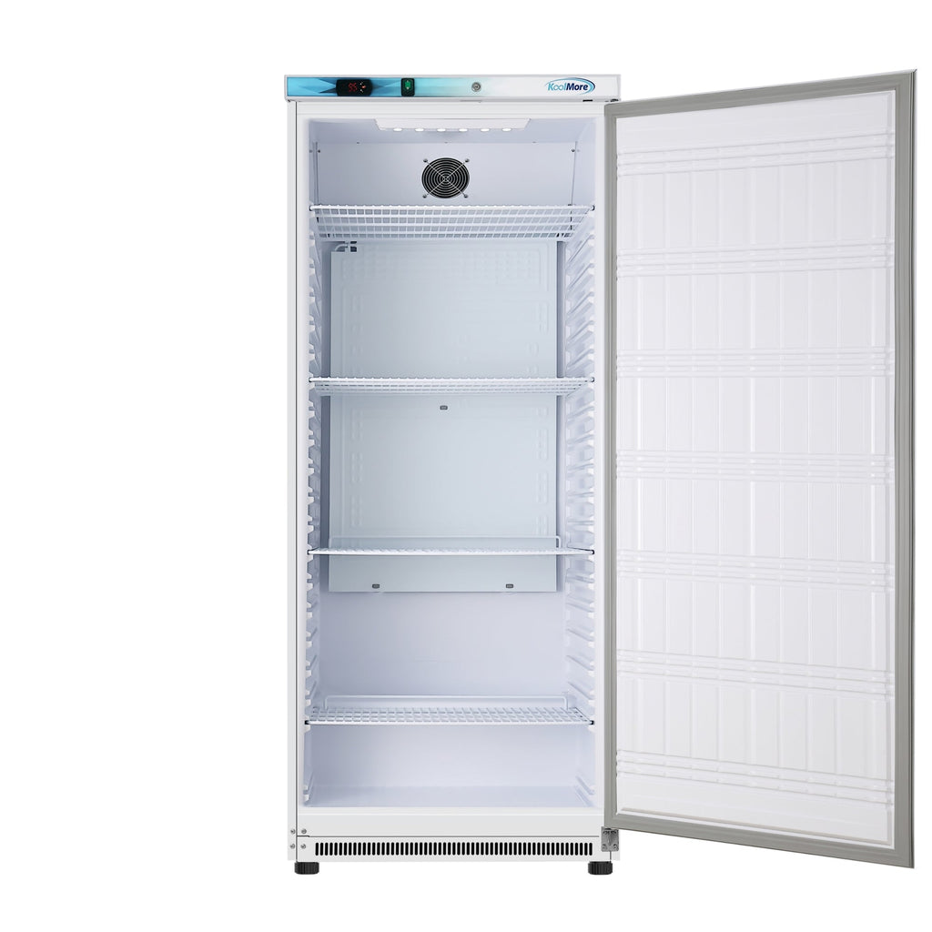 20 Cu. Ft. Commercial Reach-in Refrigerator in White with Manual Defrost