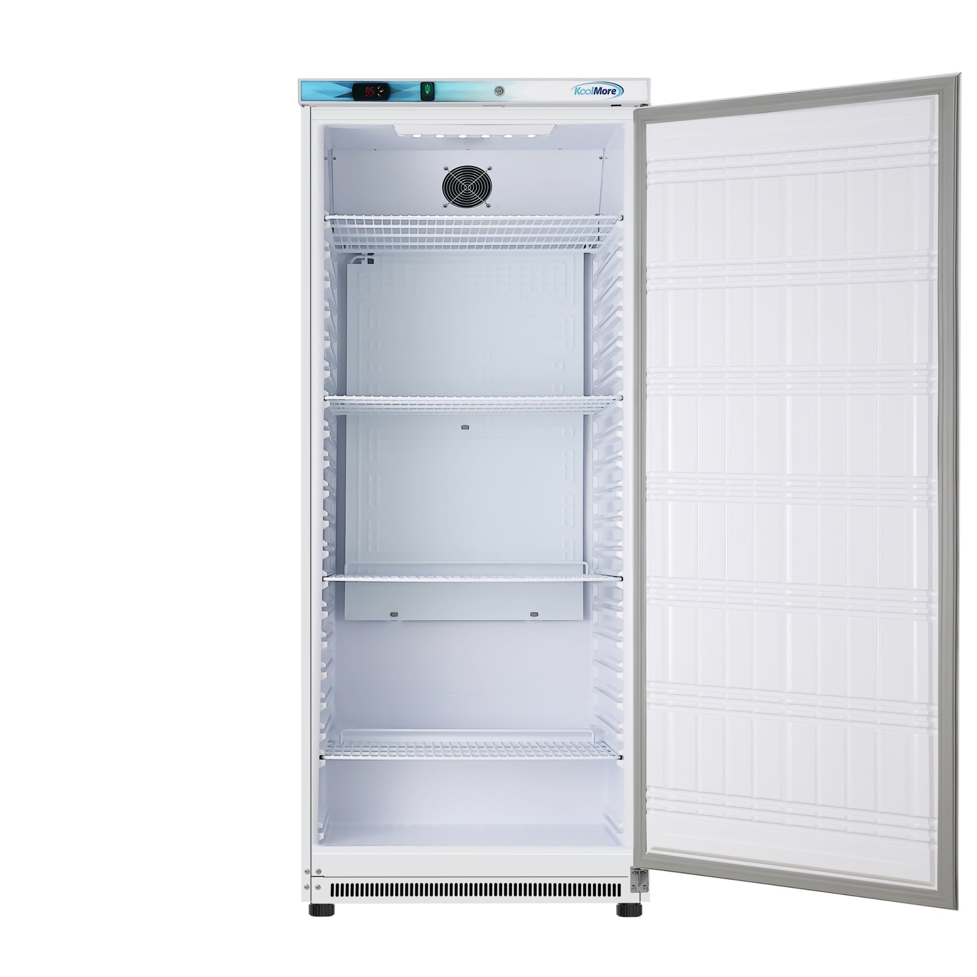 20 Cu. Ft. Commercial Reach-in Refrigerator in White with Manual Defrost