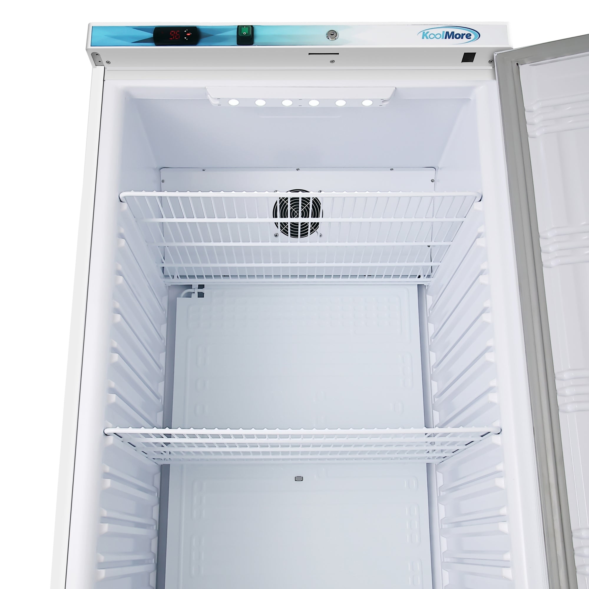 20 Cu. Ft. Commercial Reach-in Refrigerator in White with Manual Defrost
