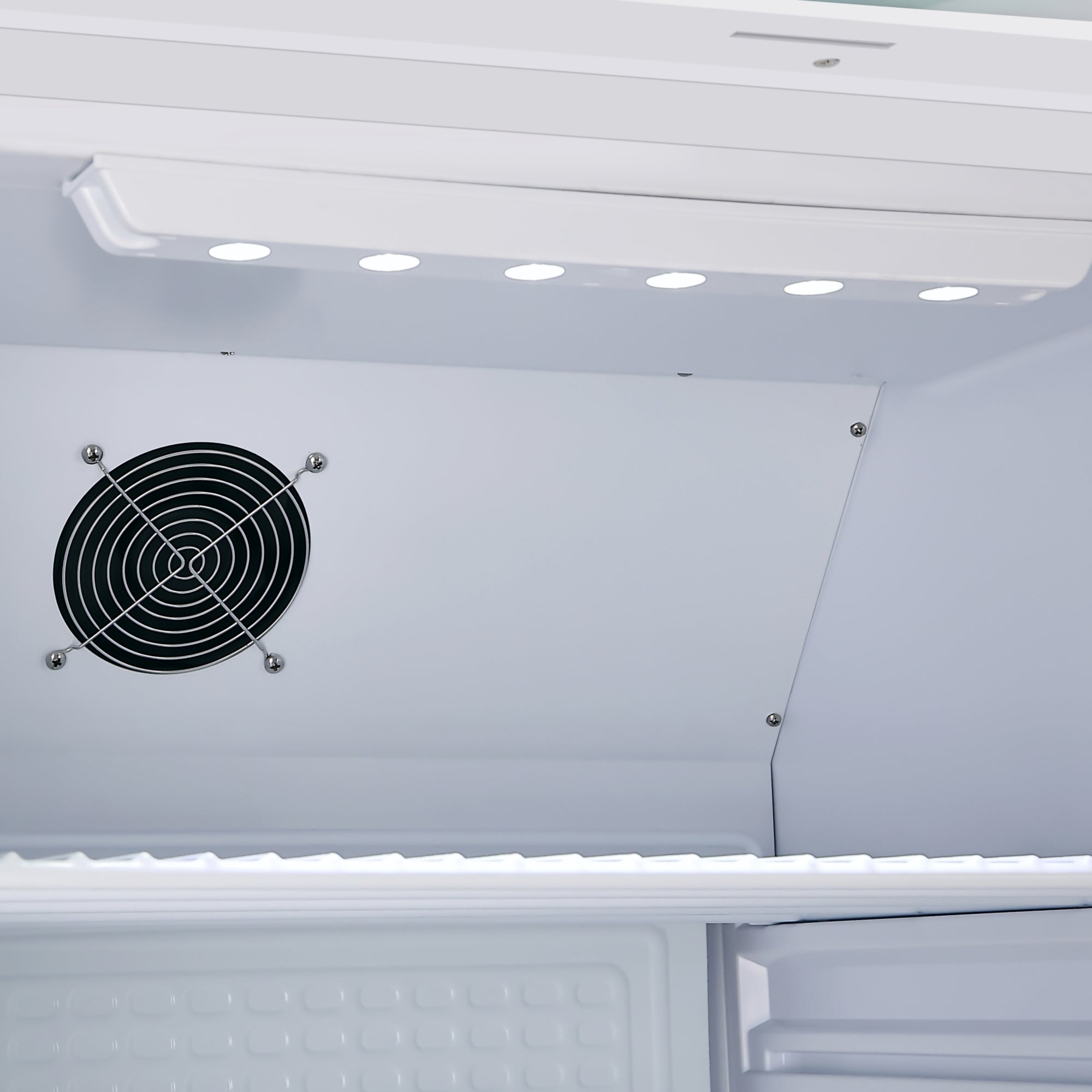 20 Cu. Ft. Commercial Reach-in Refrigerator in White with Manual Defrost