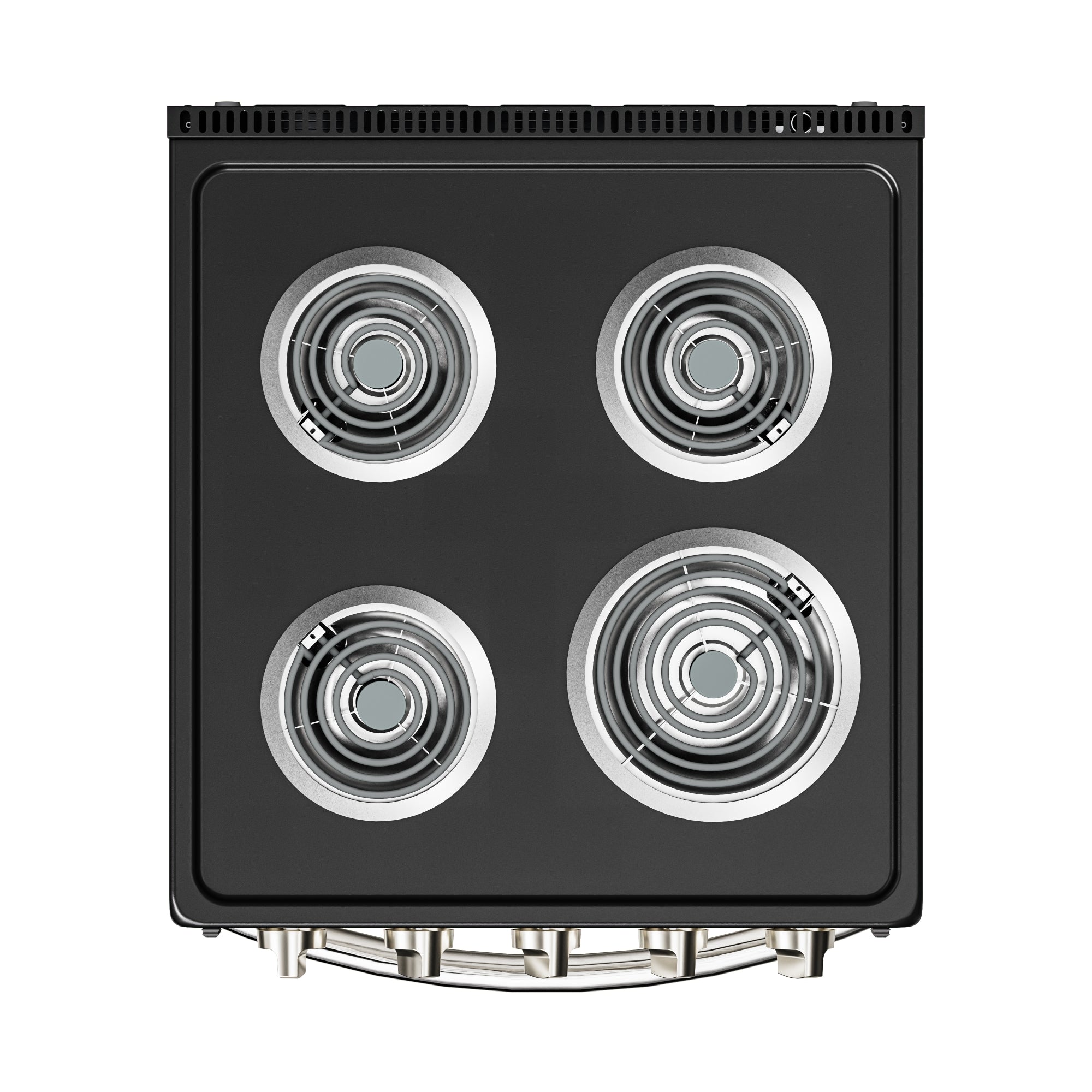 24 in. 4-Coil Electric Oven Range, 240V in Stainless-Steel