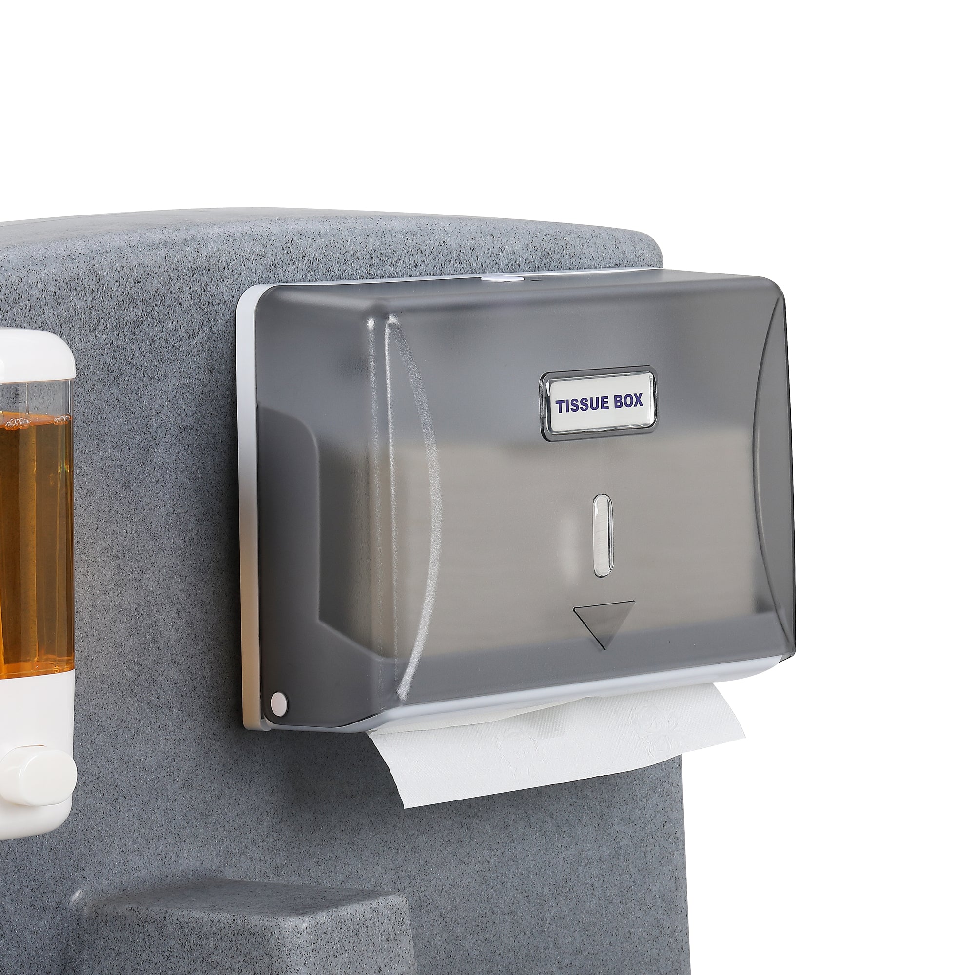 26.4 Gallon Double Mobile Hand Washing Station with Soap and Paper Towel Dispensers, Wheels and Grab Handle