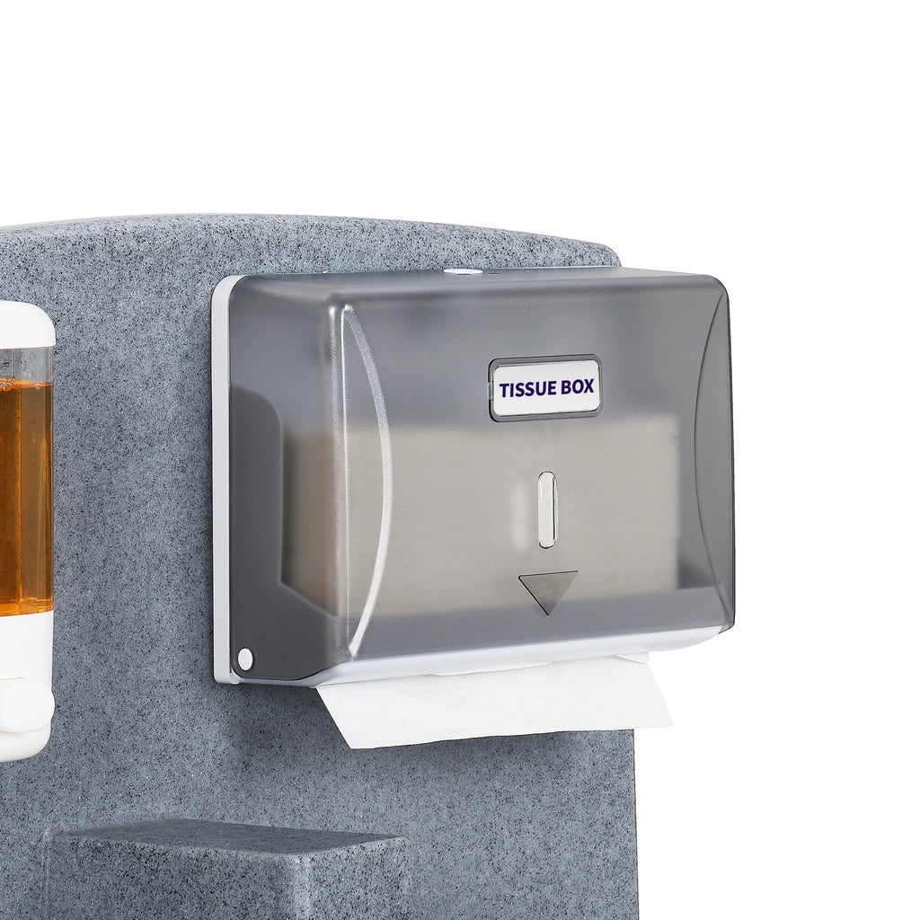 26.4 Gallon Double Mobile Hand Washing Station with Soap and Paper Towel Dispenser