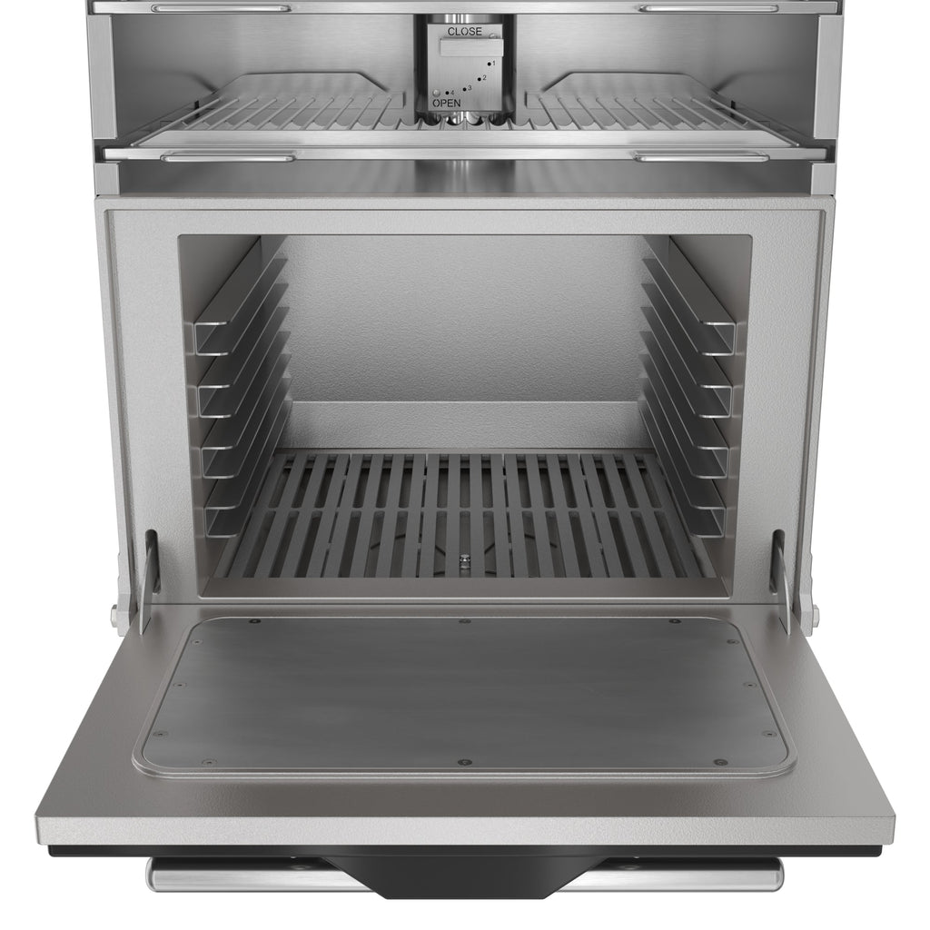 28 in. Commercial Charcoal Oven with Warming Racks in Stainless-Steel