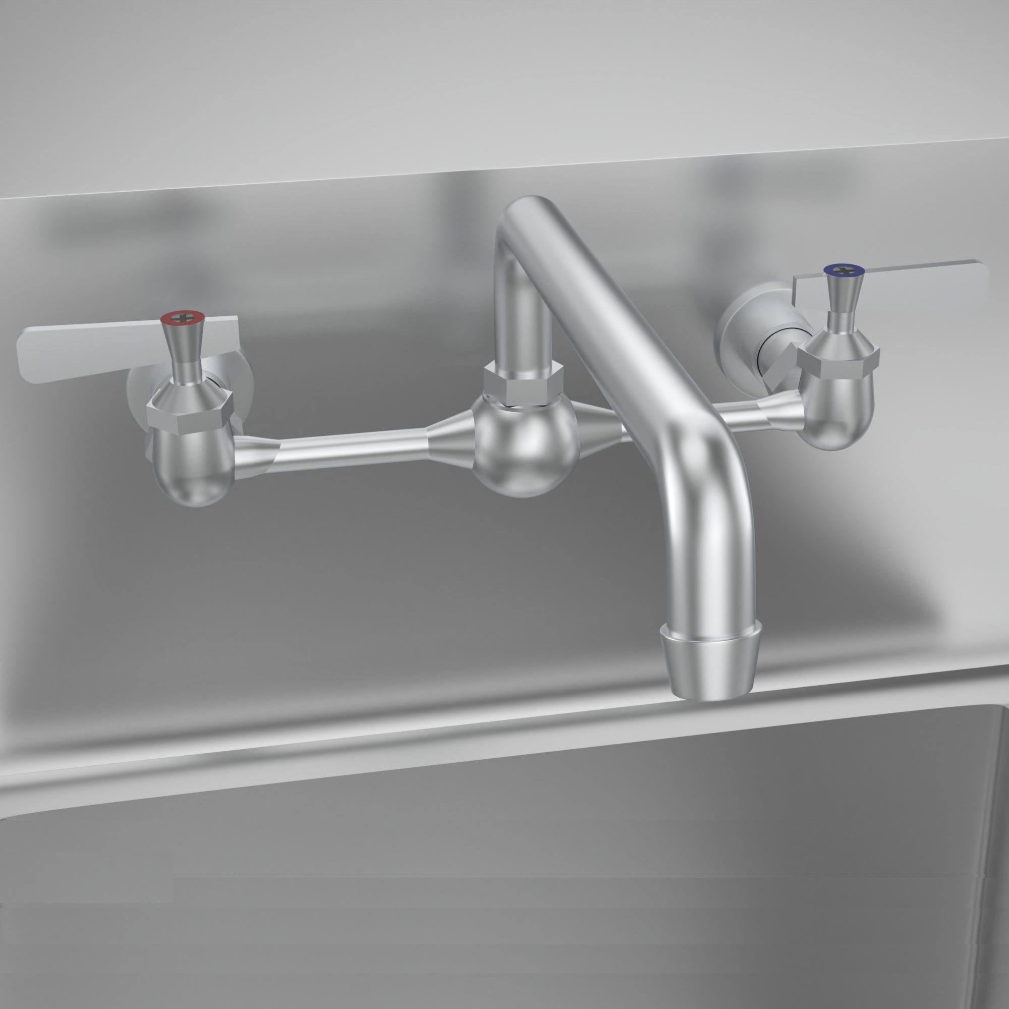 33 in. One Compartment Stainless Steel Commercial Sink with Drainboard, Bowl Size 15"x 15"x 12"