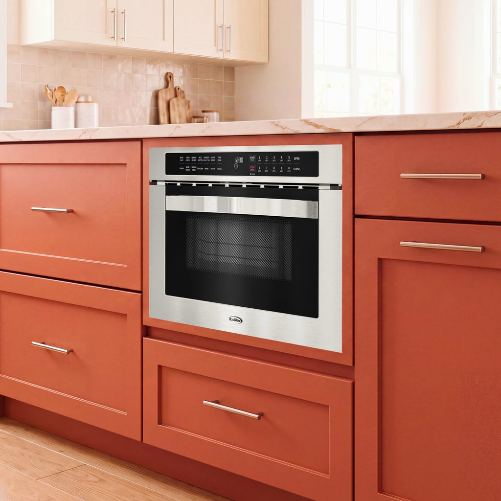 24 in. Built-In Microwave Drawer with Air Fry, Sensor Cooking, Touch Controls & Stainless Steel Interior, 1.2 Cu. Ft.