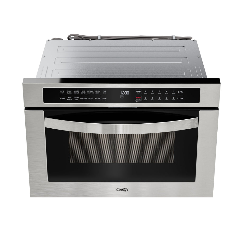 24 in. Built-In Microwave Drawer with Air Fry, Sensor Cooking, Touch Controls & Stainless Steel Interior, 1.2 Cu. Ft.