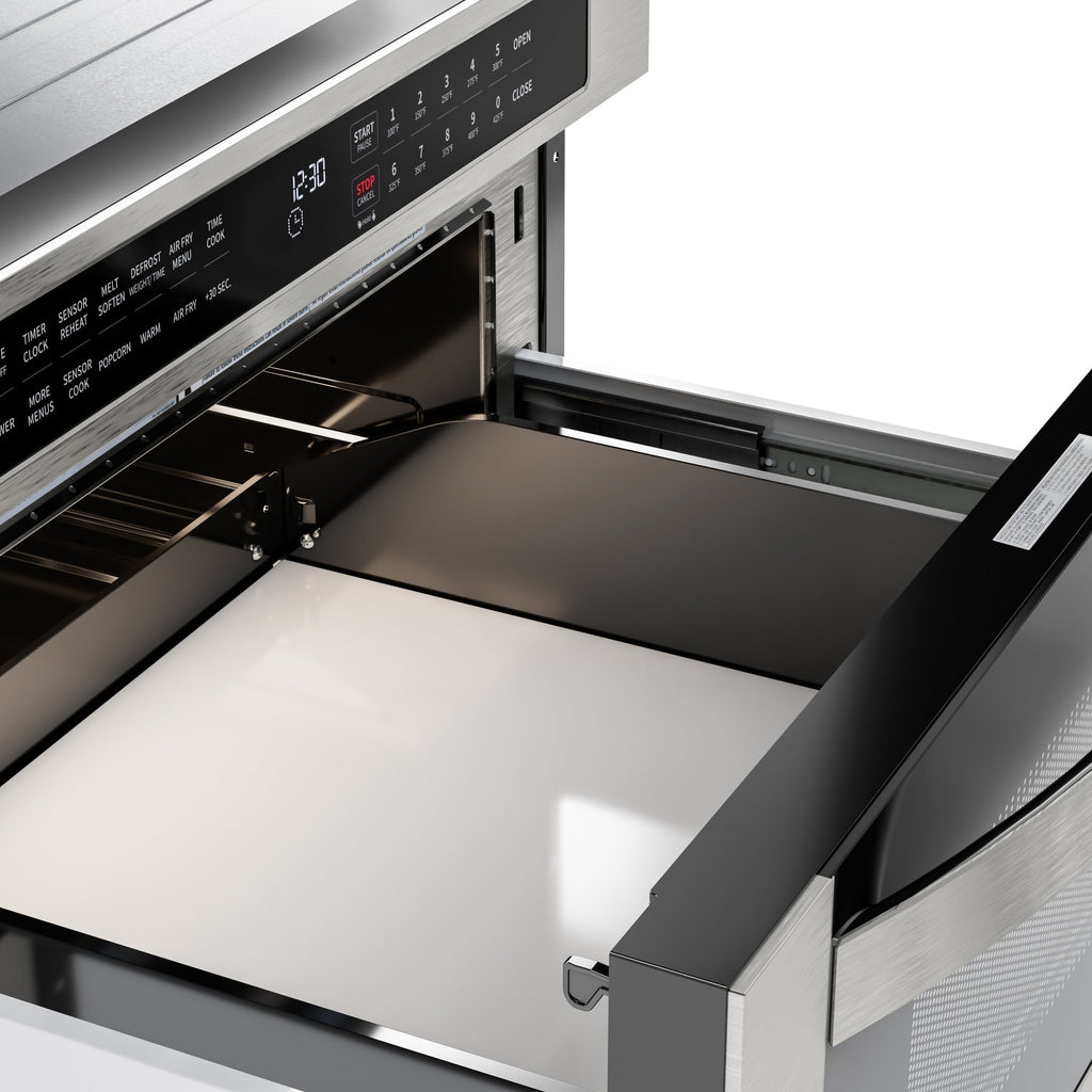 24 in. Built-In Microwave Drawer with Air Fry, Sensor Cooking, Touch Controls & Stainless Steel Interior, 1.2 Cu. Ft.