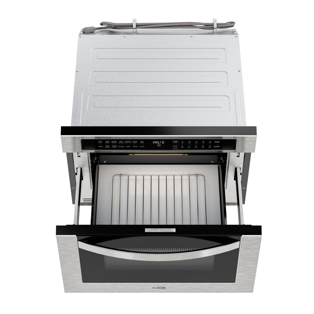 24 in. Built-In Microwave Drawer with Air Fry, Sensor Cooking, Touch Controls & Stainless Steel Interior, 1.2 Cu. Ft.