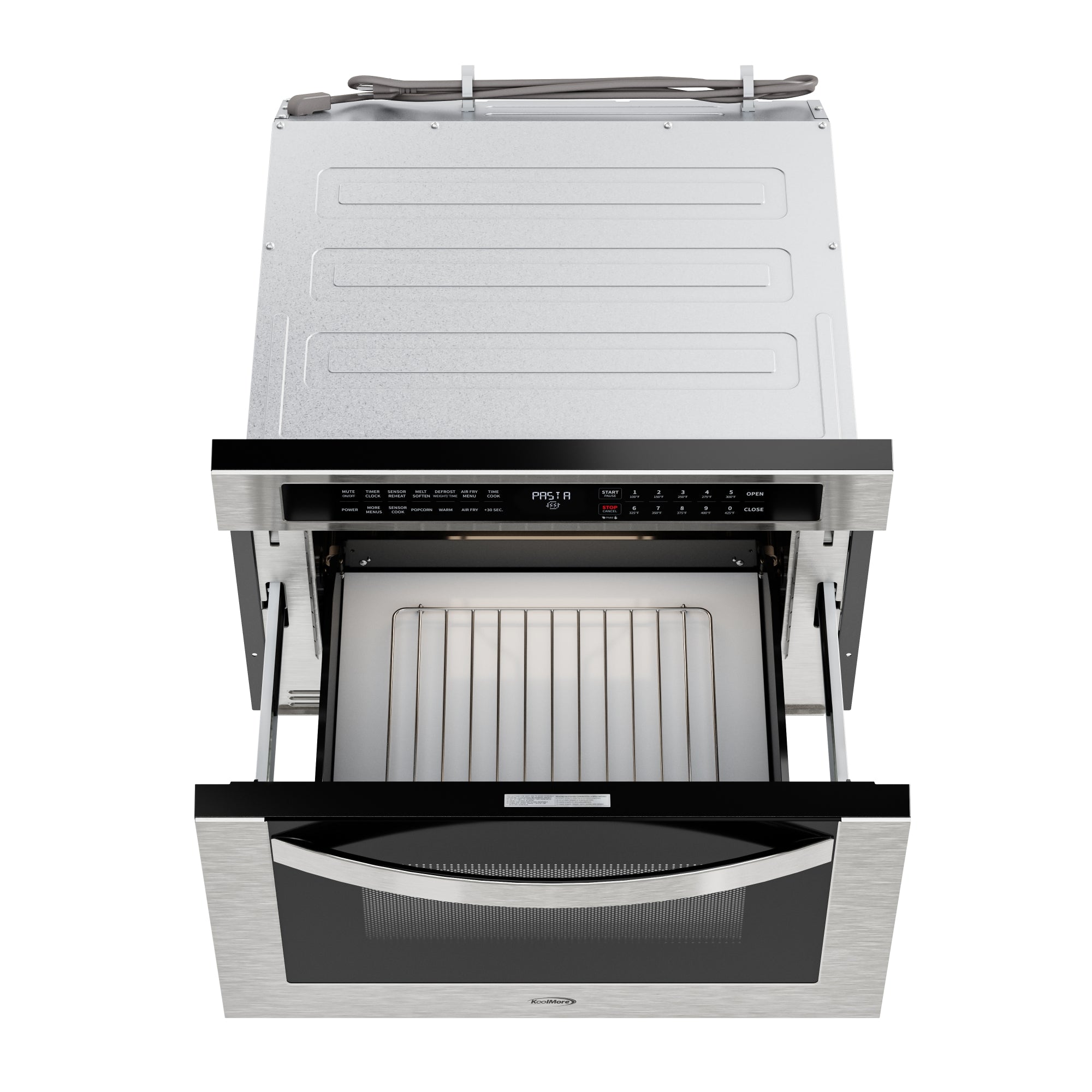 24 in. Built-In Microwave Drawer with Air Fry, Sensor Cooking, Touch Controls & Stainless Steel Interior, 1.2 Cu. Ft.
