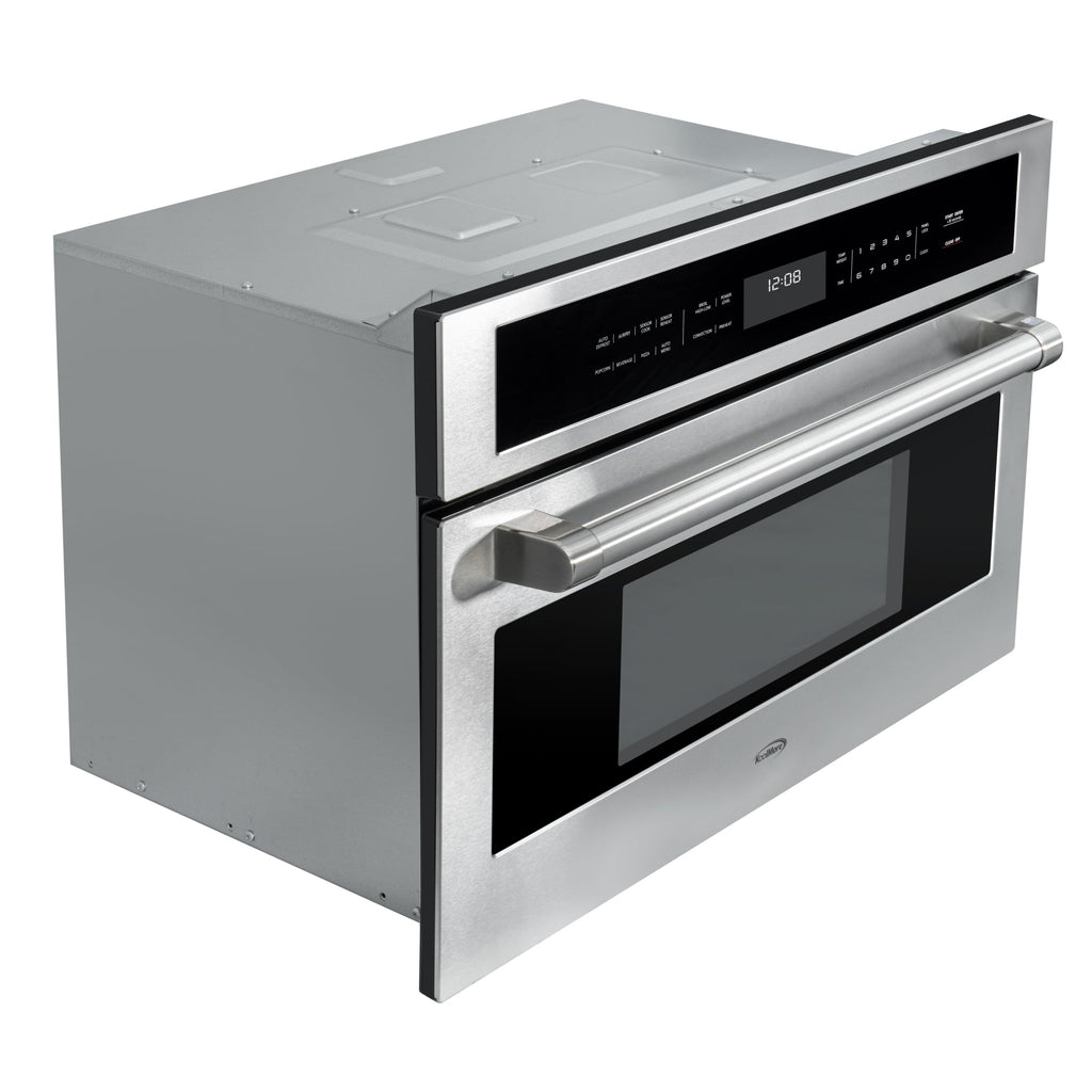 30 in. Built-In Microwave with Convection Oven and Air Fryer, 1.6 cu. ft. Capacity in Stainless-Steel
