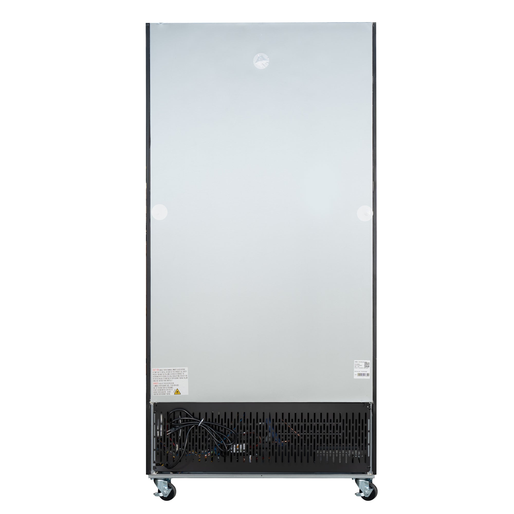 40 in. 33 Cu. Ft. Commercial Merchandiser Refrigerator with Sliding Doors, LED Lighting in Black