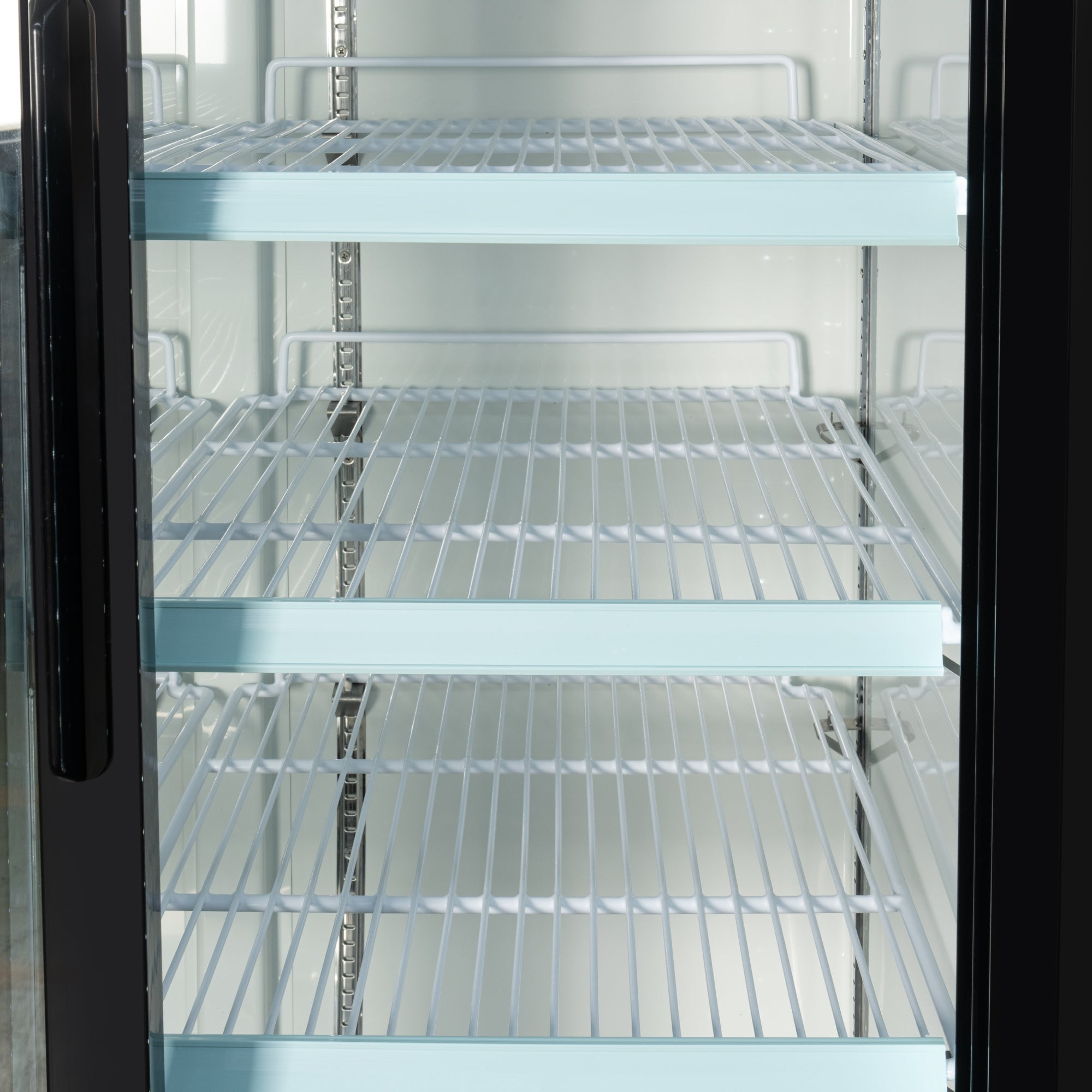 40 in. 33 Cu. Ft. Commercial Merchandiser Refrigerator with Sliding Doors, LED Lighting in Black