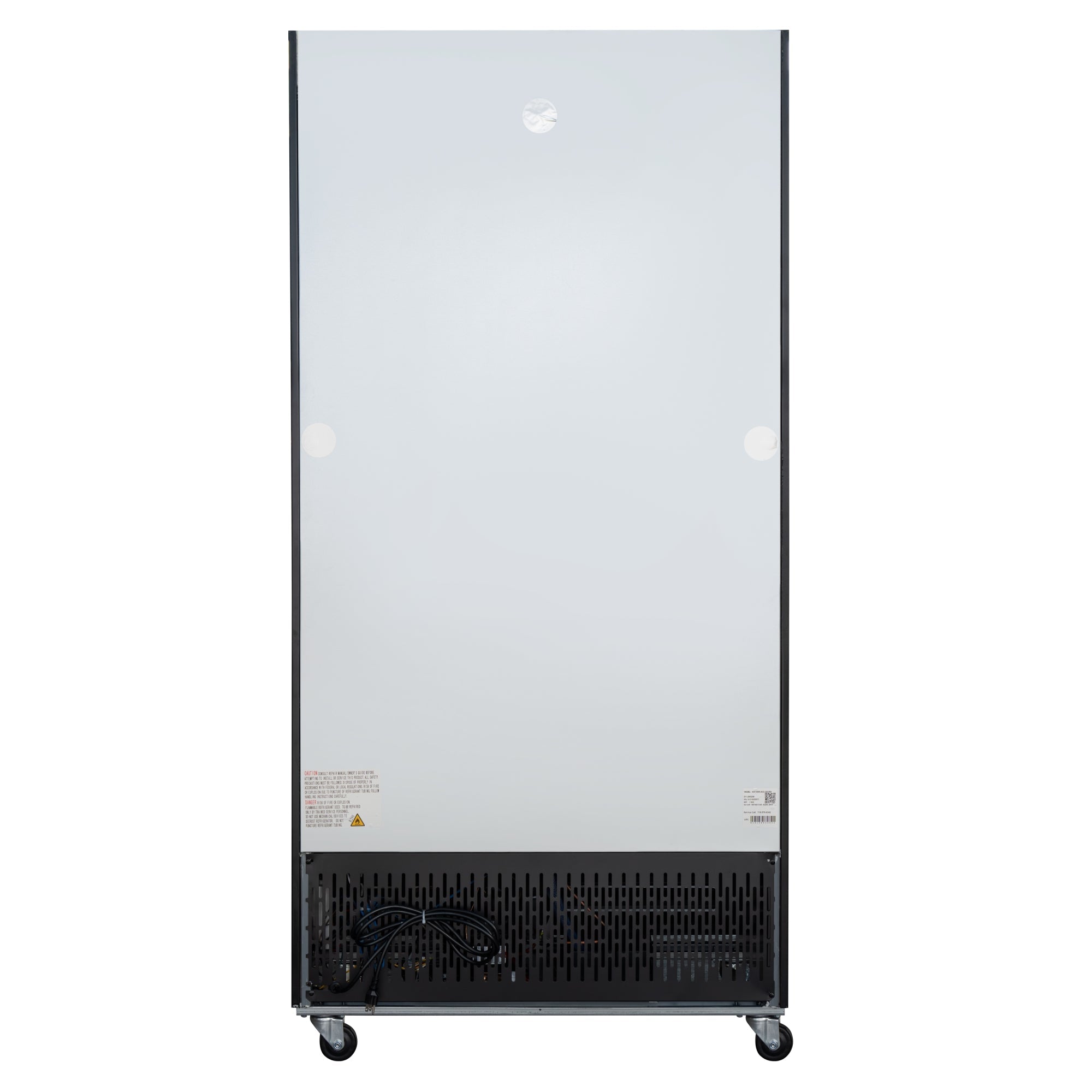 40 in. 33 Cu. Ft. Commercial Merchandiser Refrigerator with Swing Doors, LED Lighting in Black