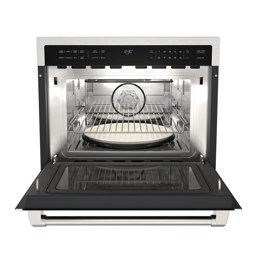 KoolMore Reserve 24 in. Built-In Microwave Convection Oven with Air Fry, 3-in-1 Combo, Sensor Cook, Soft-Close Door, 1.6 cu. ft. in Stainless Steel