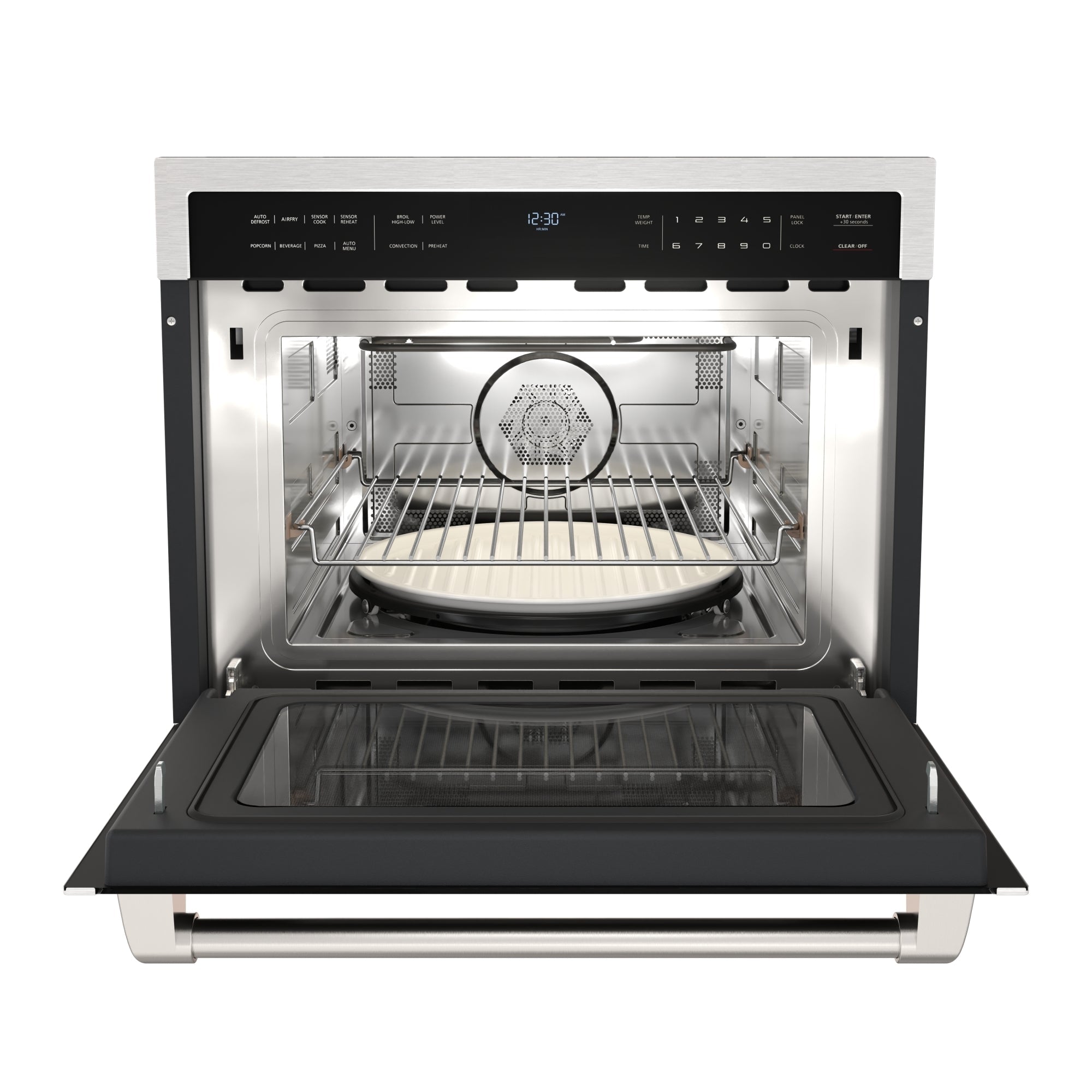 KoolMore Reserve 24 in. Built-In Microwave Convection Oven with Air Fry, 3-in-1 Combo, Sensor Cook, Soft-Close Door, 1.6 cu. ft. in Stainless Steel