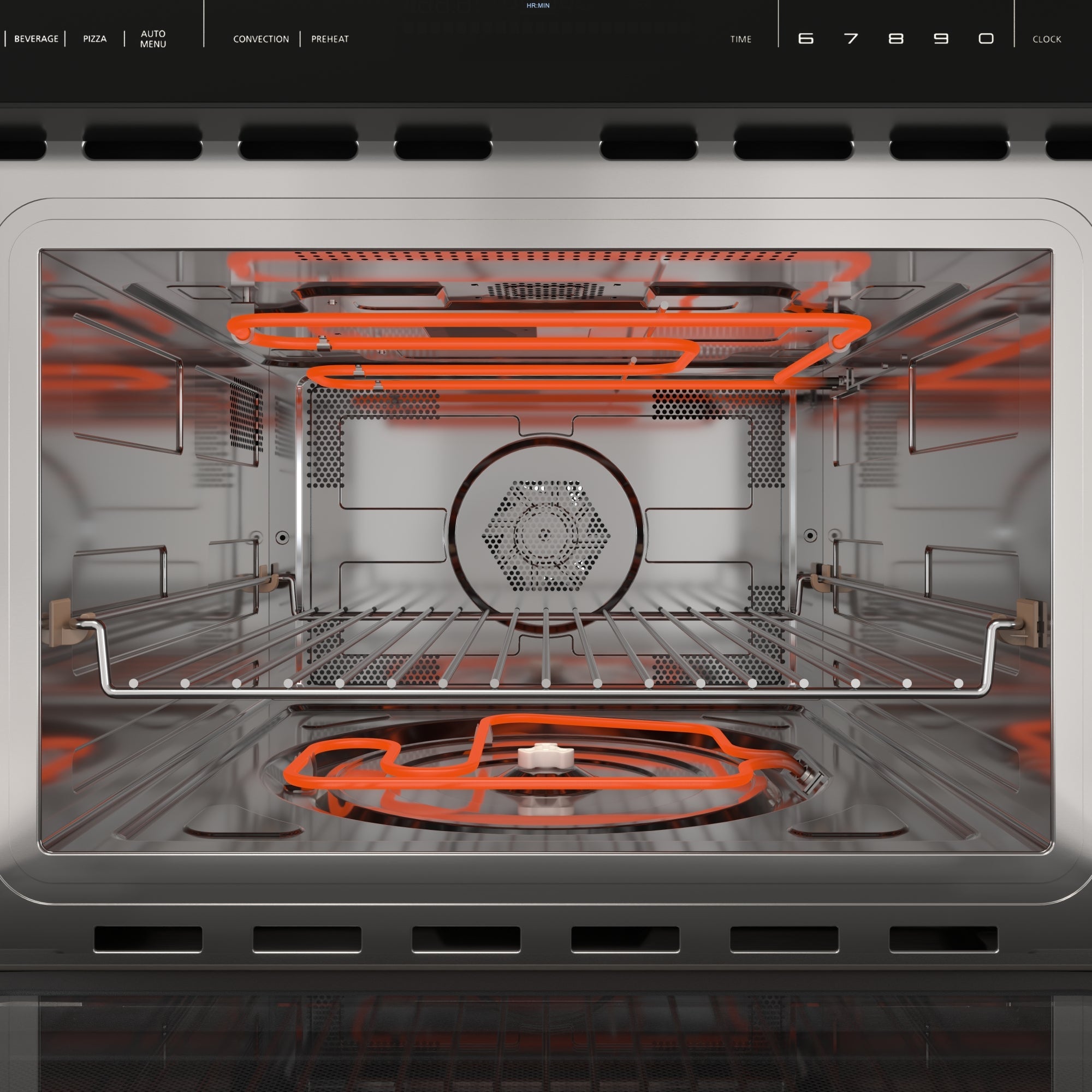 KoolMore Reserve 24 in. Built-In Microwave Convection Oven with Air Fry, 3-in-1 Combo, Sensor Cook, Soft-Close Door, 1.6 cu. ft. in Stainless Steel
