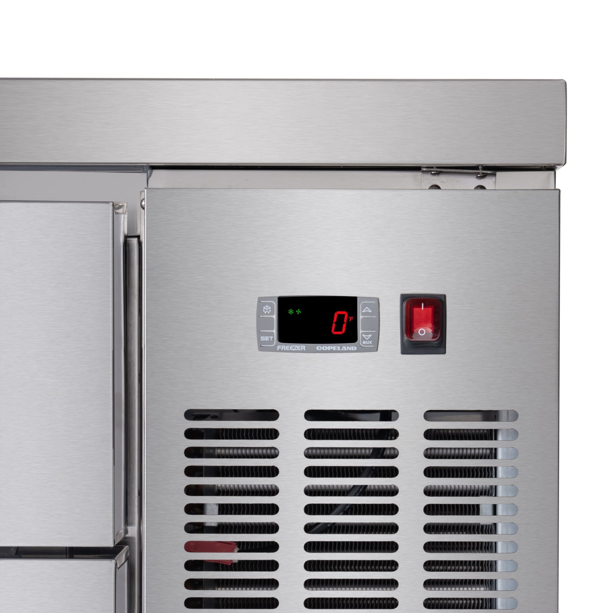 72 in. 4-Drawer Commercial Chef Base Freezer in Stainless-Steel