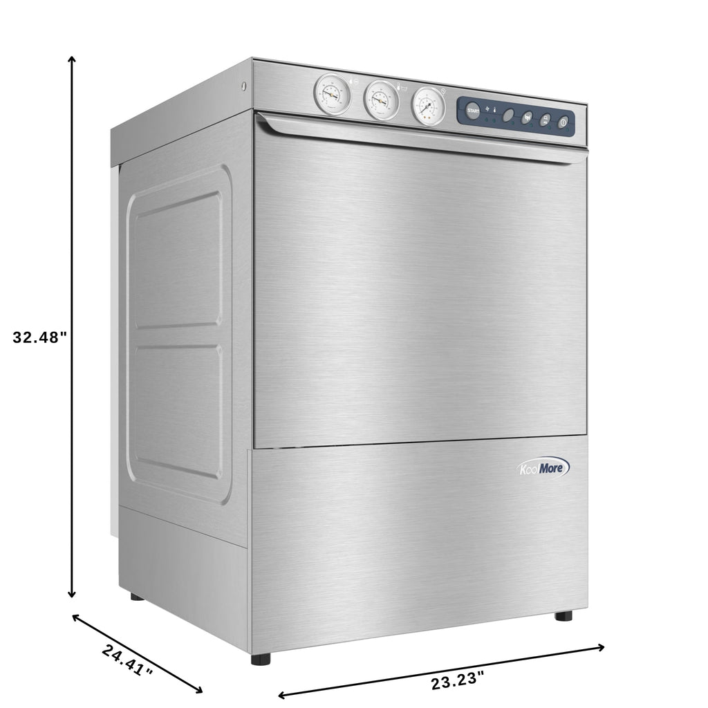 24 in. Commercial High-Performance Undercounter Dishwasher, 240V in Stainless-Steel