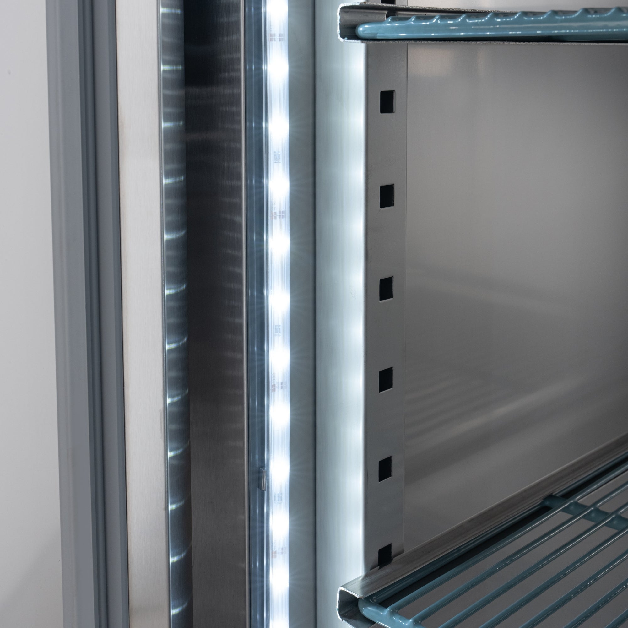 54 in. Two-Door Commercial Reach-In Freezer with Top-Mounted Compressor, 49 cu. ft. in Stainless-Steel