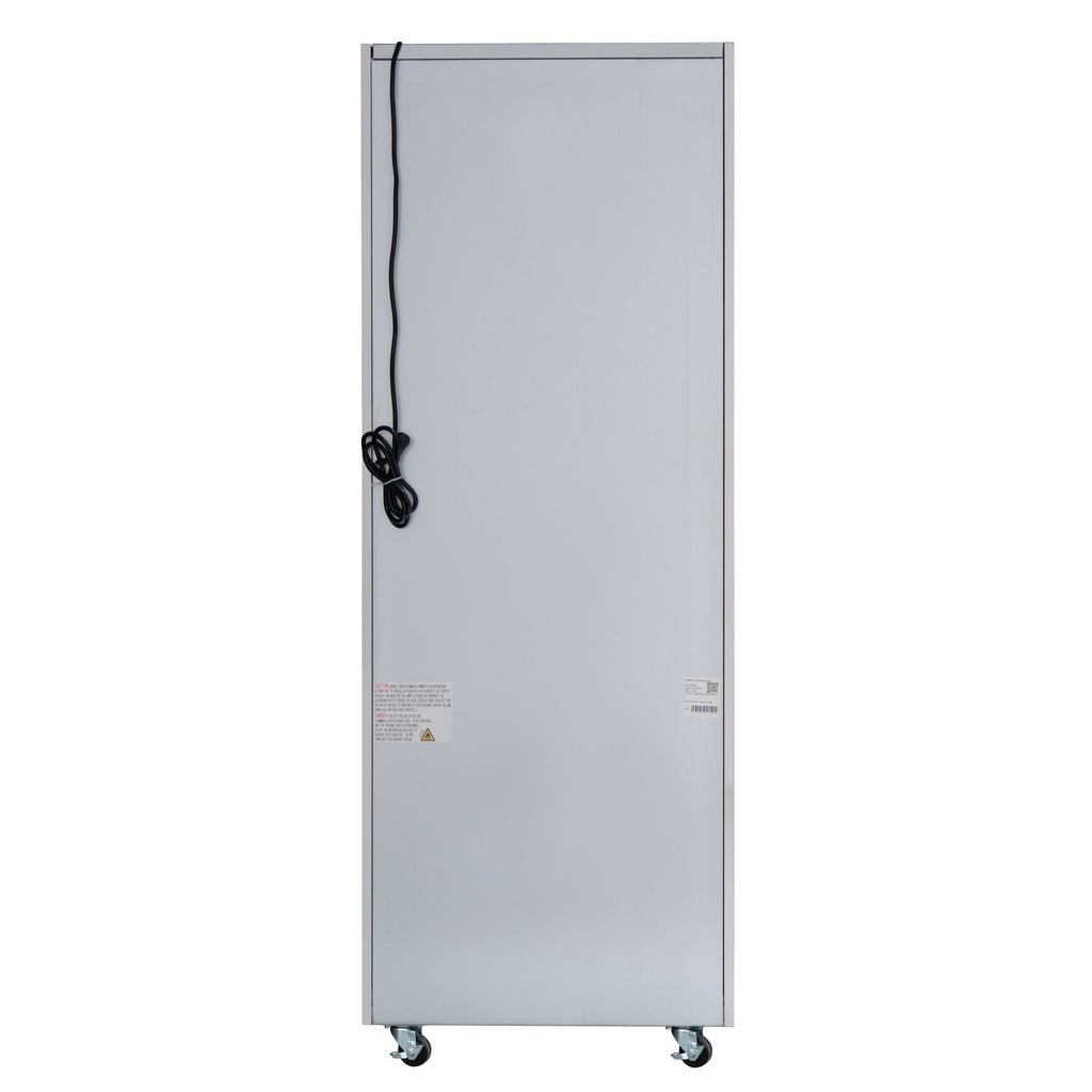 30 in. Solid Door Commercial Reach-In Freezer with Top-Mounted Compressor, 25 cu. ft. in Stainless-Steel