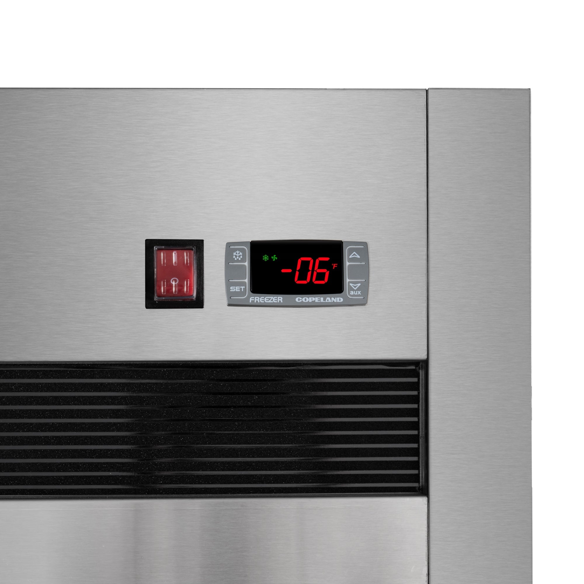 30 in. Solid Door Commercial Reach-In Freezer with Top-Mounted Compressor, 25 cu. ft. in Stainless-Steel