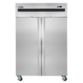 54 in. Two-Door Commercial Reach-In Refrigerator with Top-Mounted Compressor, 49 cu. ft. in Stainless-Steel