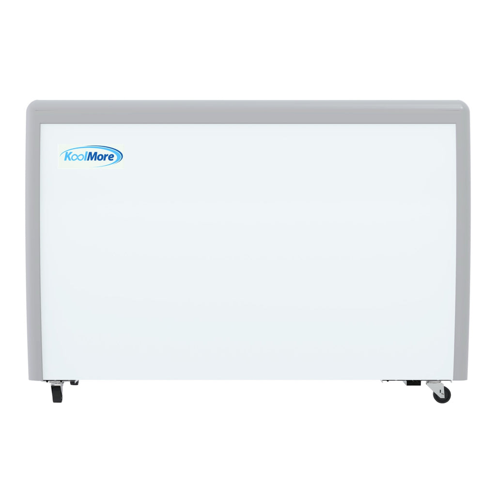 50 in. 8 Tub Ice Cream Dipping Cabinet Display Freezer with Sliding Glass Door, 13 cu. ft.