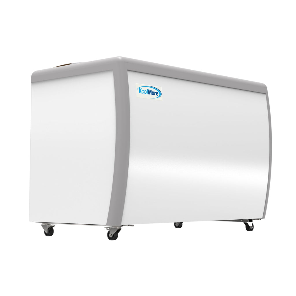 50 in. 8 Tub Ice Cream Dipping Cabinet Display Freezer with Sliding Glass Door, 13 cu. ft.
