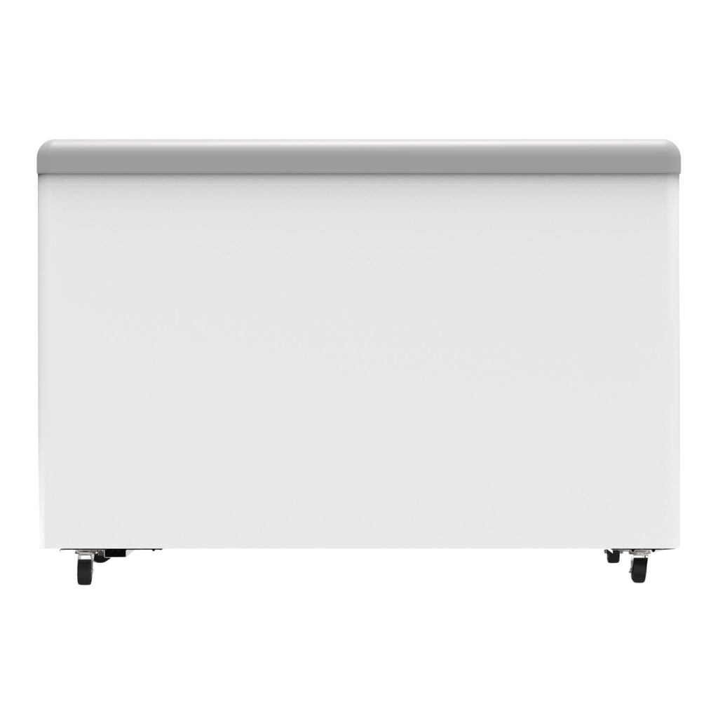 50 in. 8 Tub Ice Cream Dipping Cabinet Display Freezer with Sliding Glass Door, 13 cu. ft.