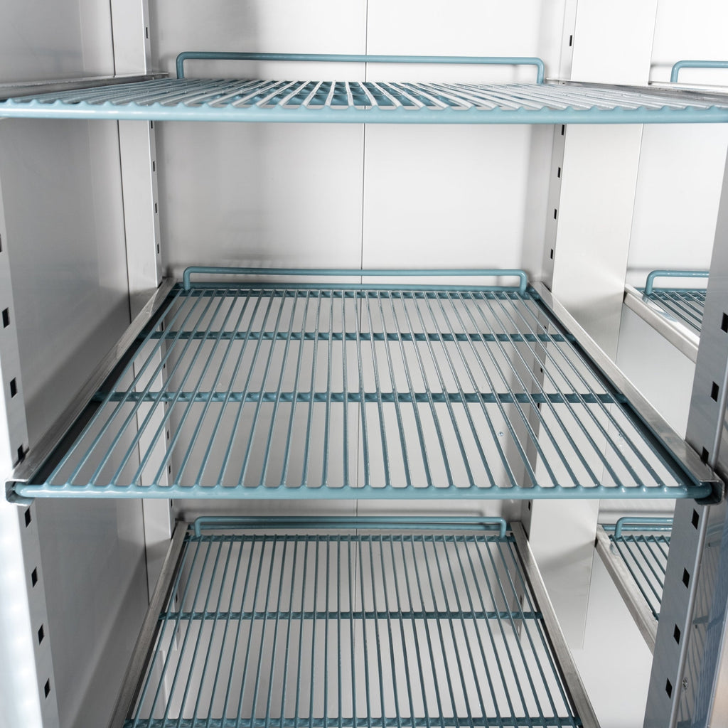 54 in. Two-Glass-Door Commercial Reach-In Refrigerator with Top-Mounted Compressor, 49 cu. ft. in Stainless-Steel