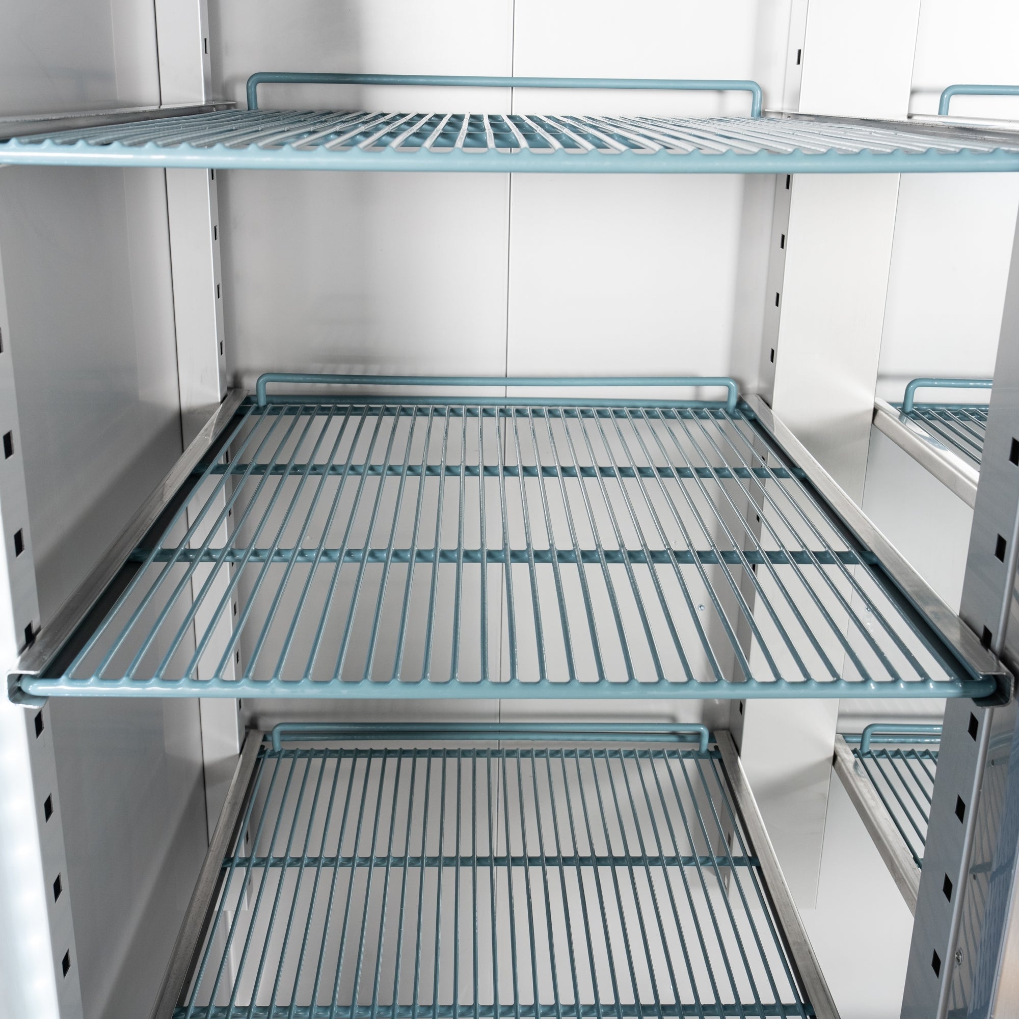54 in. Two-Glass-Door Commercial Reach-In Refrigerator with Top-Mounted Compressor, 49 cu. ft. in Stainless-Steel