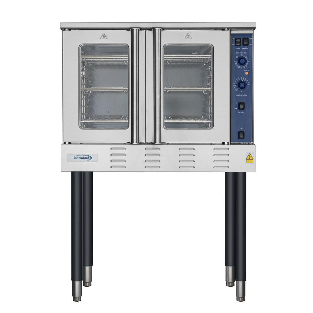 38 in. Full Size Single Deck Commercial Natural Gas Convection Oven 54,000 BTU