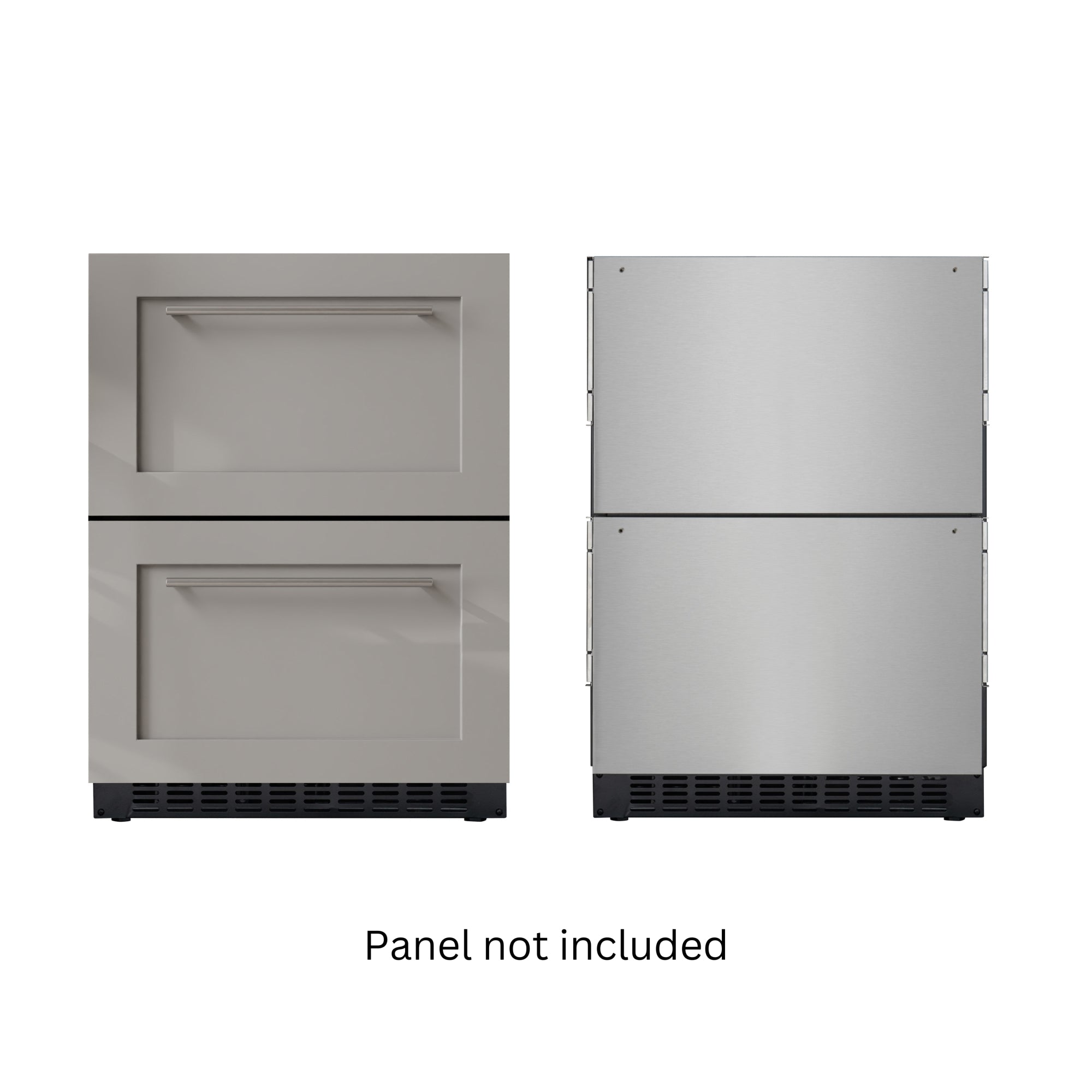 23 in. Panel Ready Two-Drawer Refrigerator and Freezer
