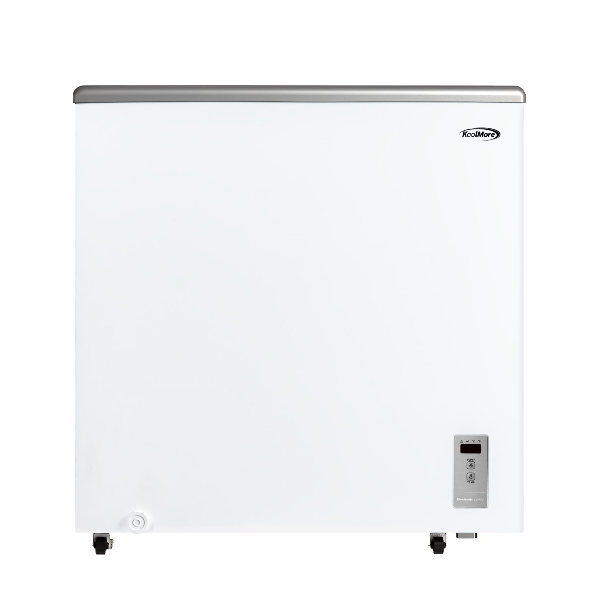 30 in. Commercial Flat Top Ice Cream Display Freezer, 7 Cu. Ft. in White