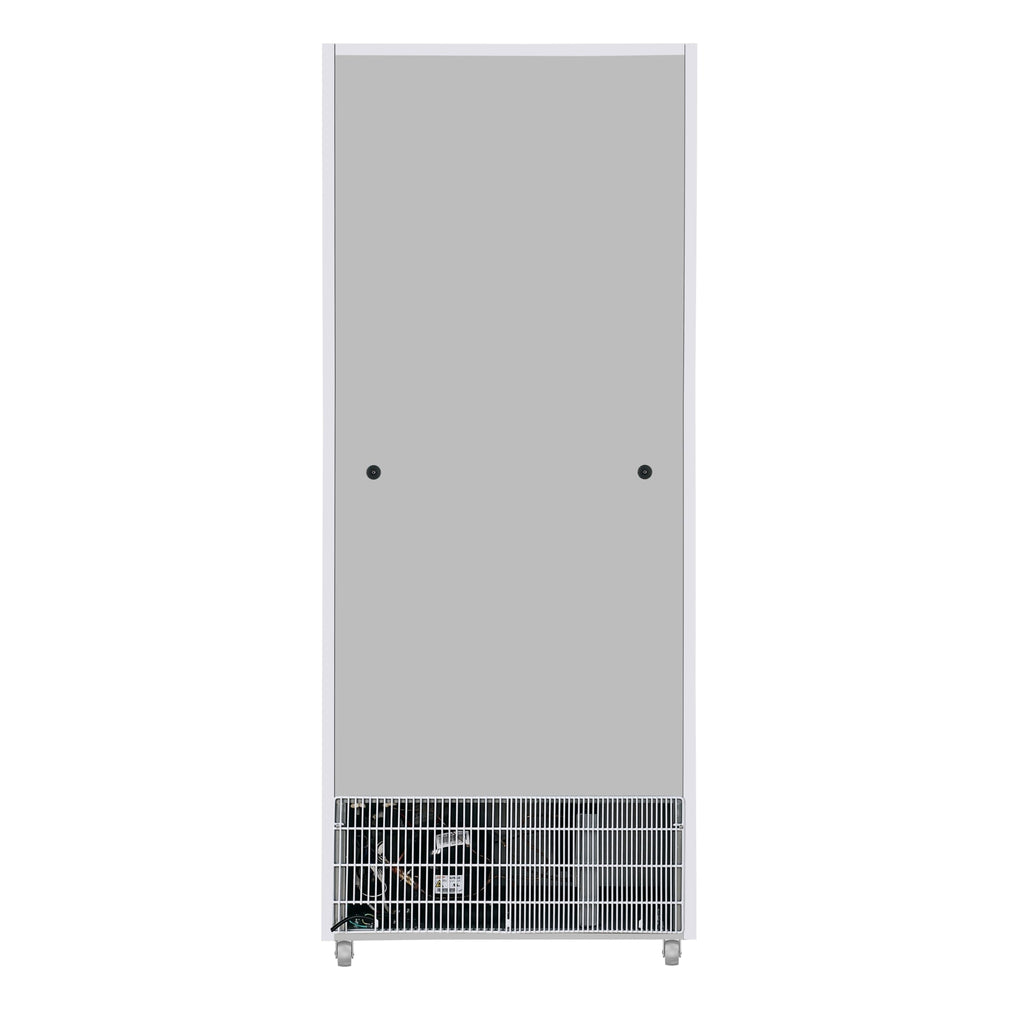 21 Cu. Ft. Commercial  Freezer with Glass Door in White - Manual Defrost