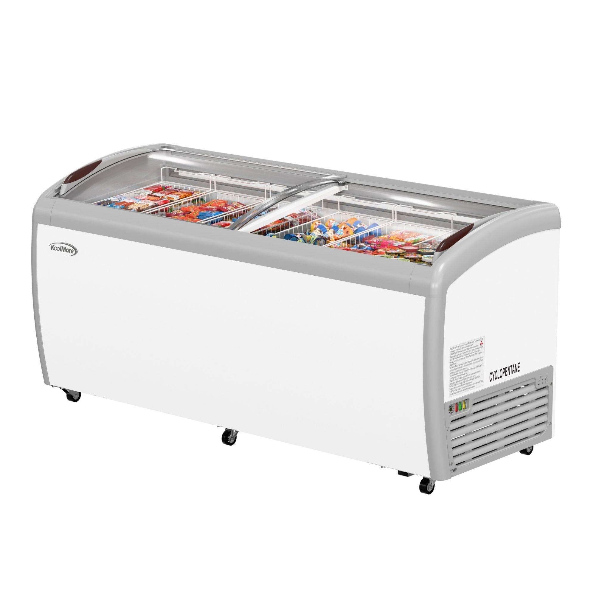 71 in. Commercial Ice Cream Display Freezer, 20 cu. ft.